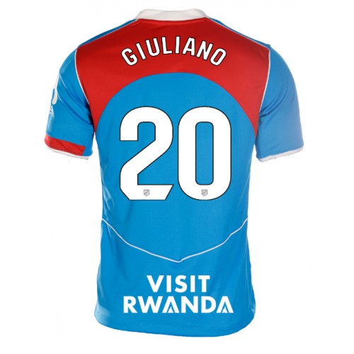 Atletico Madrid Giuliano Simeone #20 Tredjeställ Dam 2025-26 Kortärmad